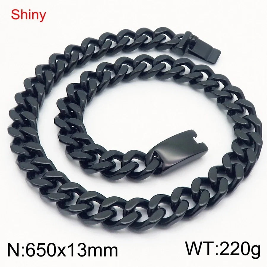 Trendy Unique Fashion Stainless Steel Cuban Link Chain Bracelet