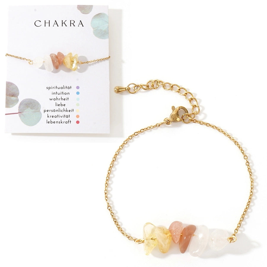 Semi-precious stone Copper Handmade Geometric Bracelets