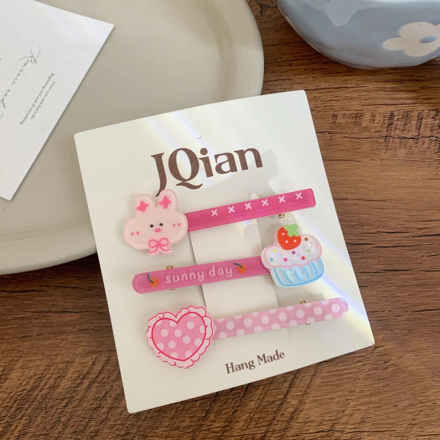 Women's Cute Cartoon Arylic Hair Clip