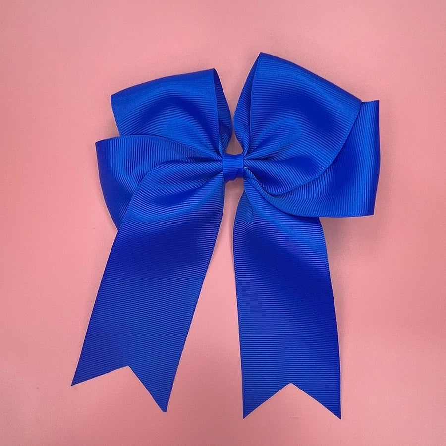 fashion solid color cloth bowknot hair clip 1 piece