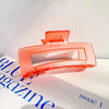 simple style solid color  ps handmade hair claws 1 piece
