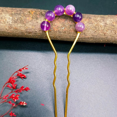 retro u shape alloy handmade hairpin