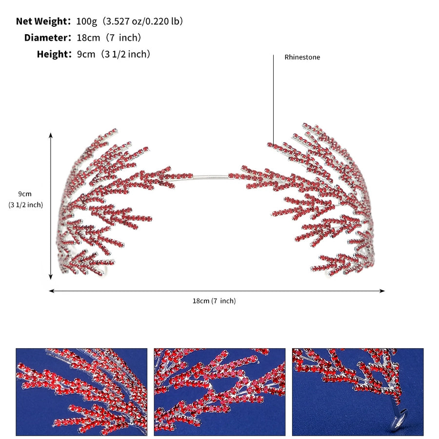 Women's Exaggerated Shiny Geometric Rhinestone Inlay Rhinestones Hair Band