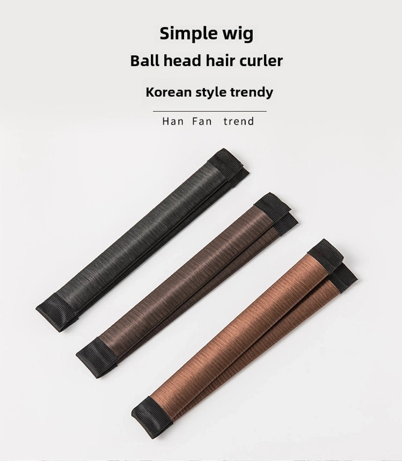 The new French curly hair treasure Net red ball head hair iron flower bud hair artifact hair accessories manufacturers