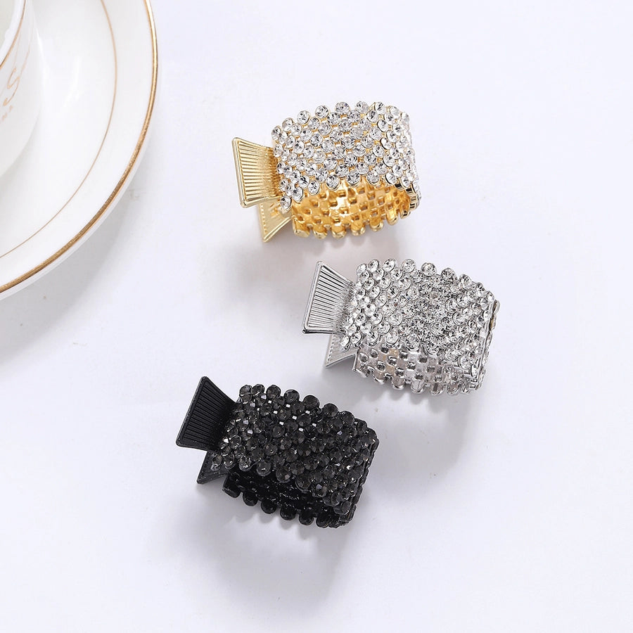 women's sweet geometric alloy plating hair clip