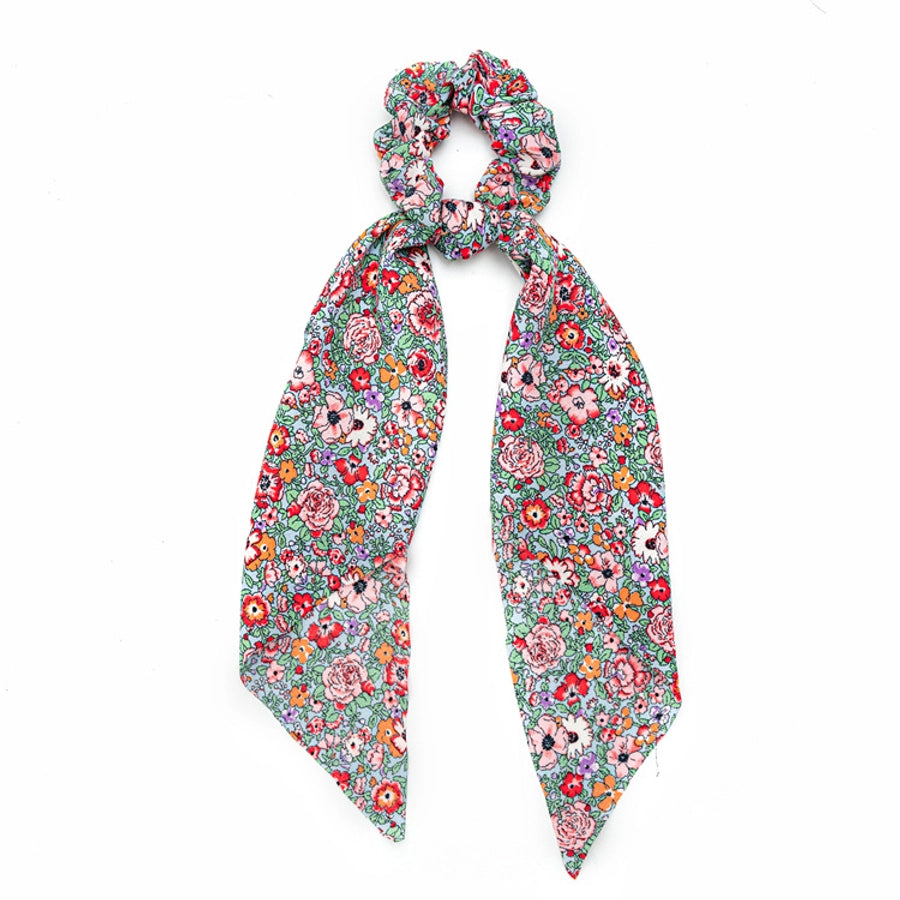 pastoral ditsy floral cloth flowers hair tie 1 piece
