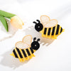 YHJ Hair Accessories  New Acetic Acid Diamond Bees Grab Clip Large Hairpin Back Hair Shark Clip Hair Grab