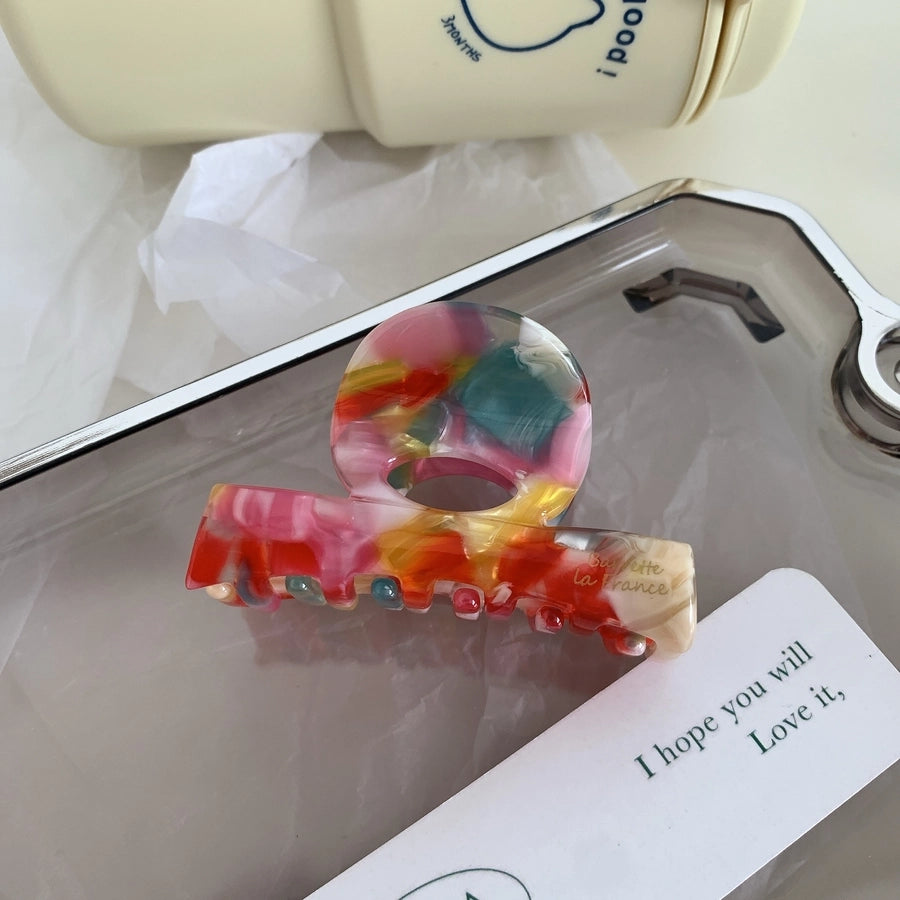 simple style polka dots acetic acid sheets hair claws