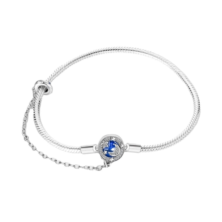 Copper Silver Plated Star Moon Bracelets