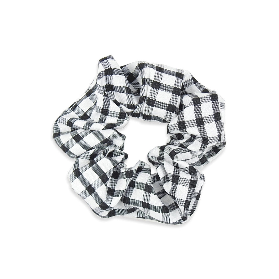 small plaid hair ring  girl hair rope simple fabric hair ring large intestine hair Ring Ball hair accessories