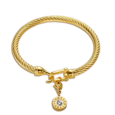 Marine Style Starfish Heart Shape Shell Titanium Steel Bangle In Bulk