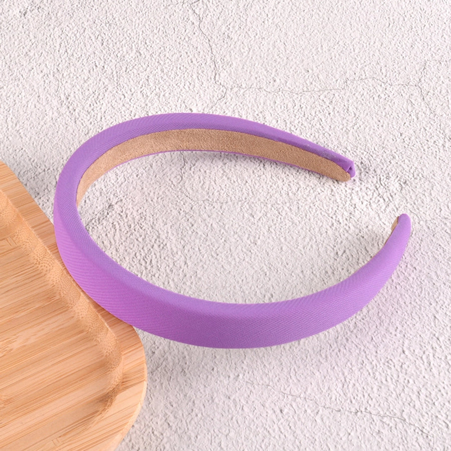 fashion candy color solid color sponge wide-sided headband