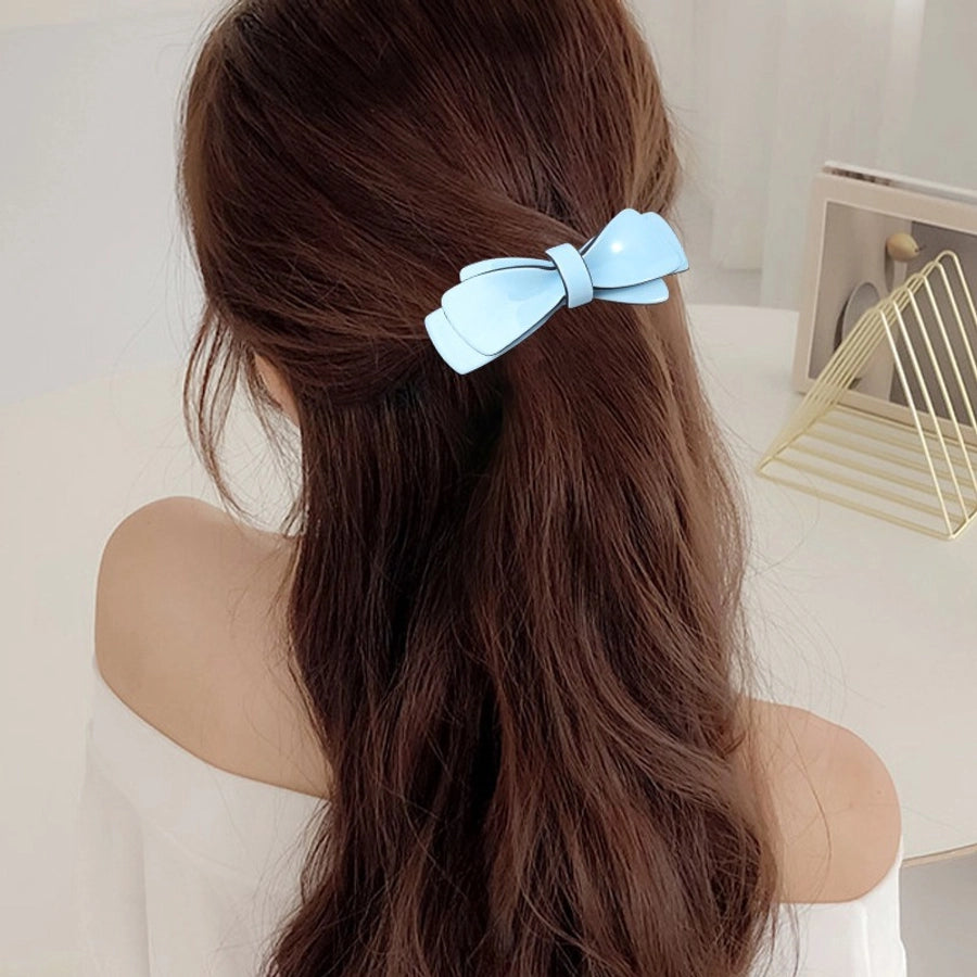 Women's Princess Sweet Bow Knot Arylic Hair Clip