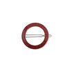 womens round plated acrylic hair accessories nhqs123653