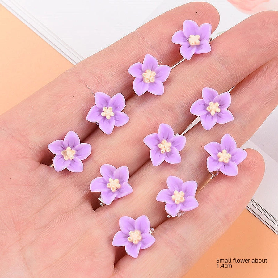 Children's Flower Small Grab Hair Accessories Girl's Braided Hair Buckle Head Flower Little Girl's Mini Grab Small Hairpin Headwear