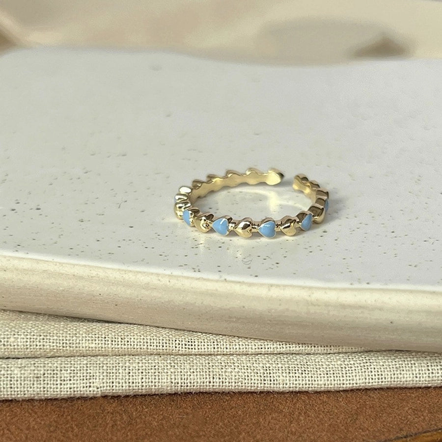 Copper Flower Butterfly Open Rings