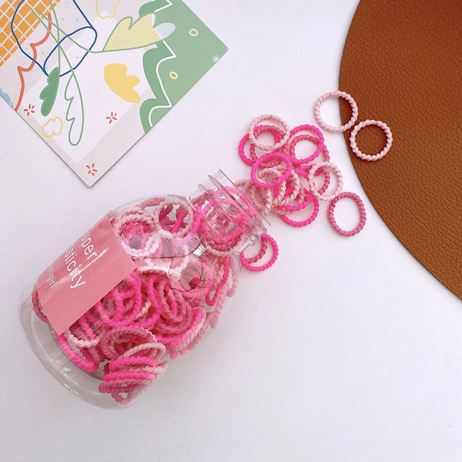 Girl'S Simple Style Classic Style Solid Color Cloth Contrast Collar Hair Tie