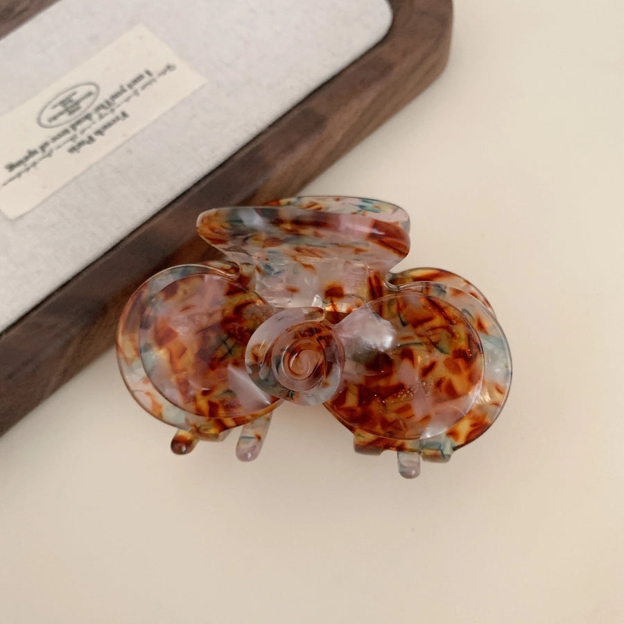 Women's Sweet Simple Style Flower Acetic acid sheets Hair Claws