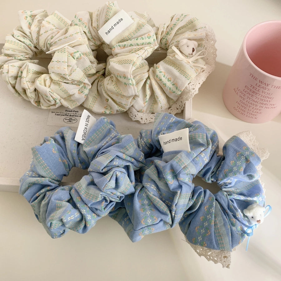 Women's Casual Elegant Streetwear Bow Knot Cloth Hair Clip Hair Band Hair Tie