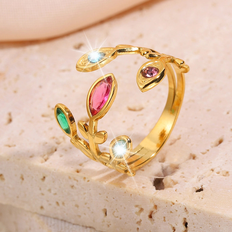 Jewelry Elegant Simple Style Classic Style Geometric 304 Stainless Steel Open Rings