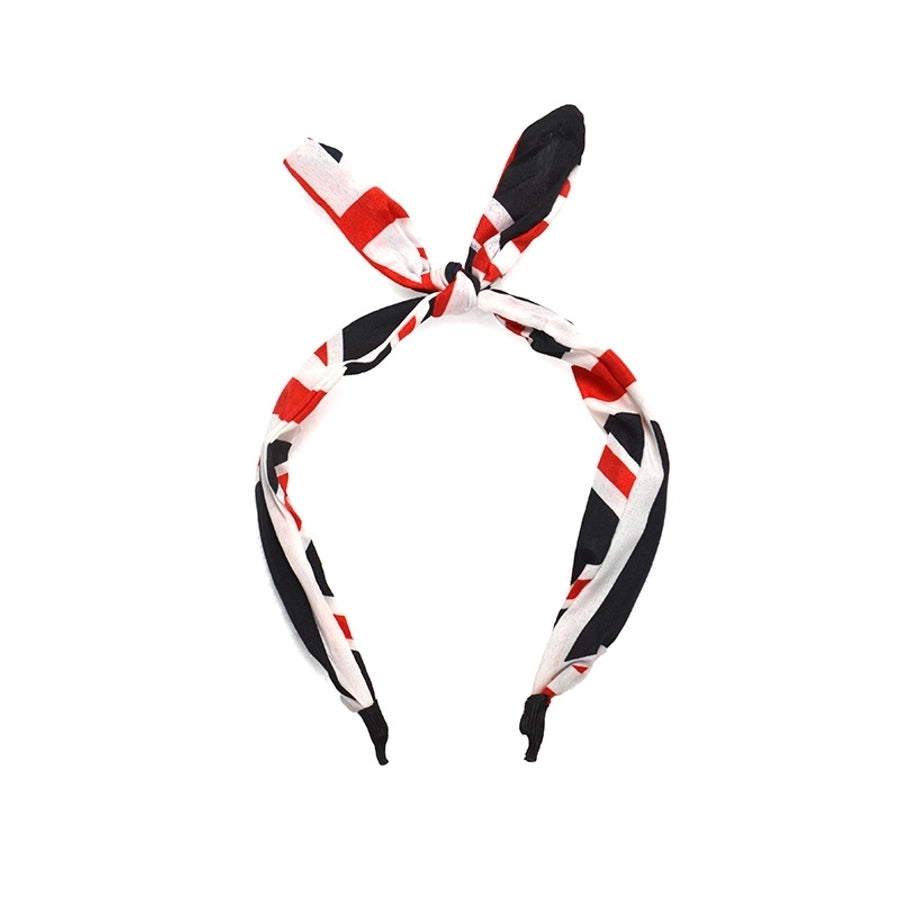 floral bowknot  fashion polka dot rabbit headband