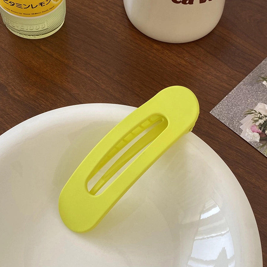 fashion solid color green new hairpin cosmetic clip hair ornaments