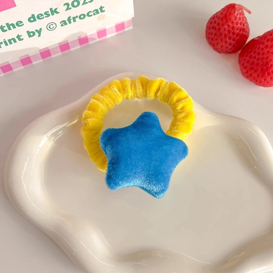 sweet star cloth hair tie