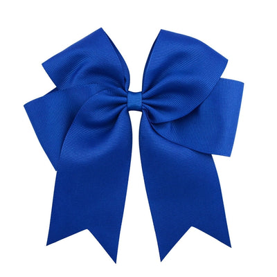 new korean ribbed satin fishtail double-layer bow hairpin