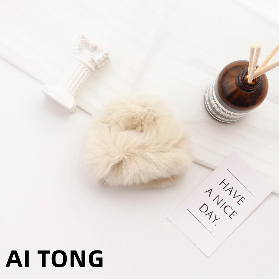 Women's Simple Style Classic Style Solid Color rabbit fur Hair Claws