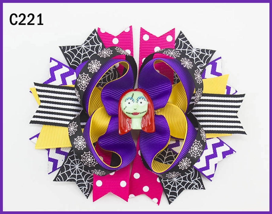 Girl'S Casual IG Style Solid Color Bow Knot Handmade Hair Clip