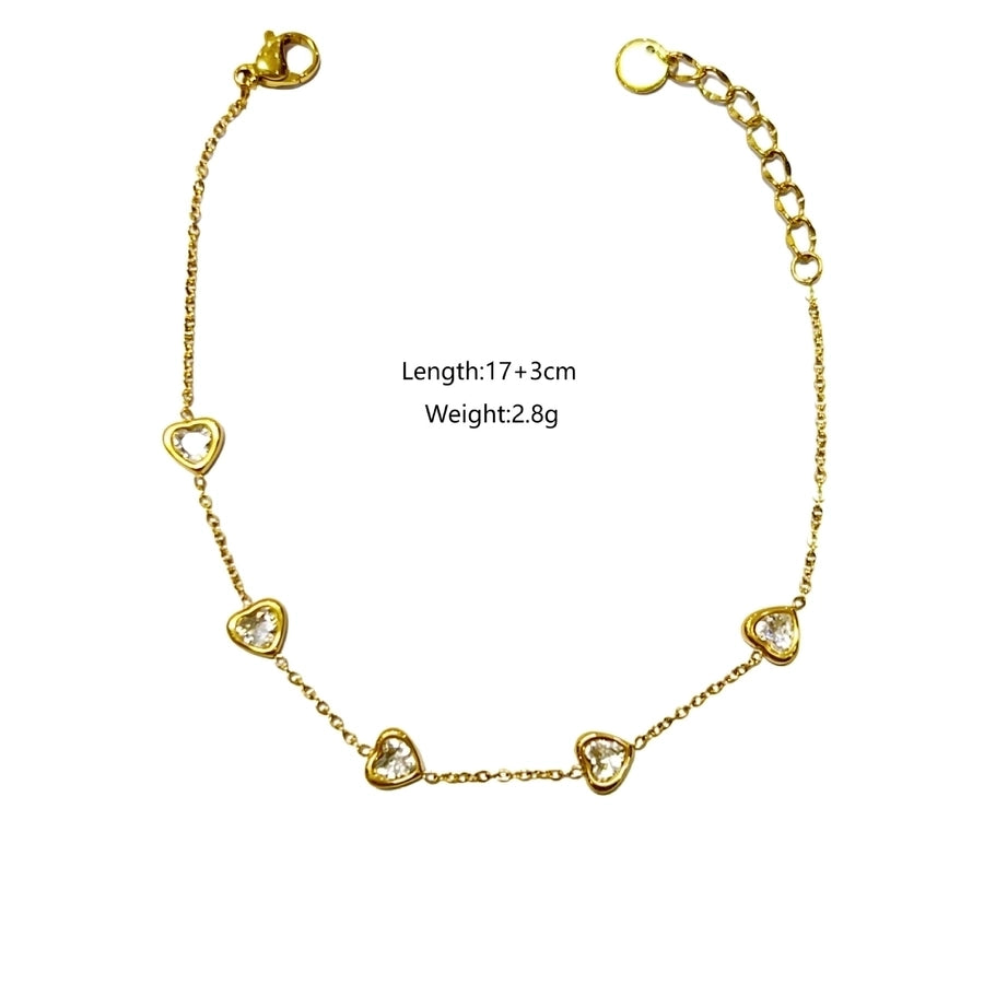 Basic Modern Style Classic Style Geometric 304 Stainless Steel Bracelets In Bulk