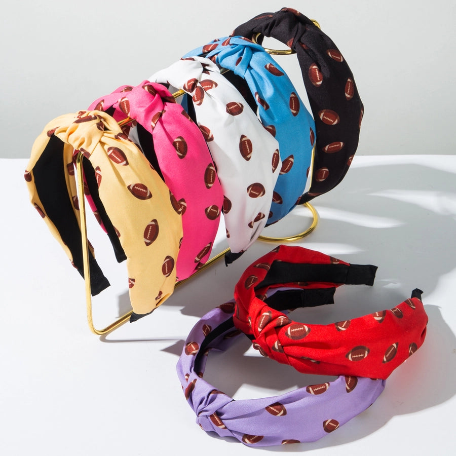 Casual Elegant Classic Style Women's Rugby Alloy Cloth Printing Fabric Hair Band