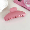 simple style solid color arylic hair claws