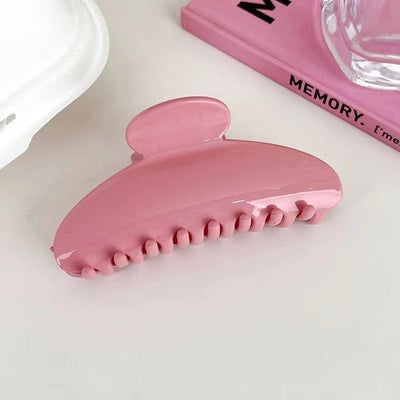simple style solid color arylic hair claws