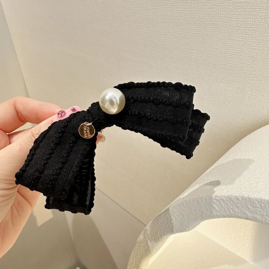 Women's Sweet Bow Knot Cloth Hair Clip