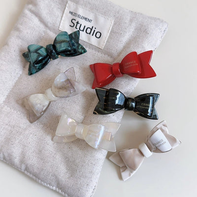 IG Style Women's Bow Knot Acetic acid sheets Hair Clip