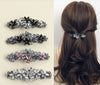 elegant flower rhinestone handmade diamond hair clip