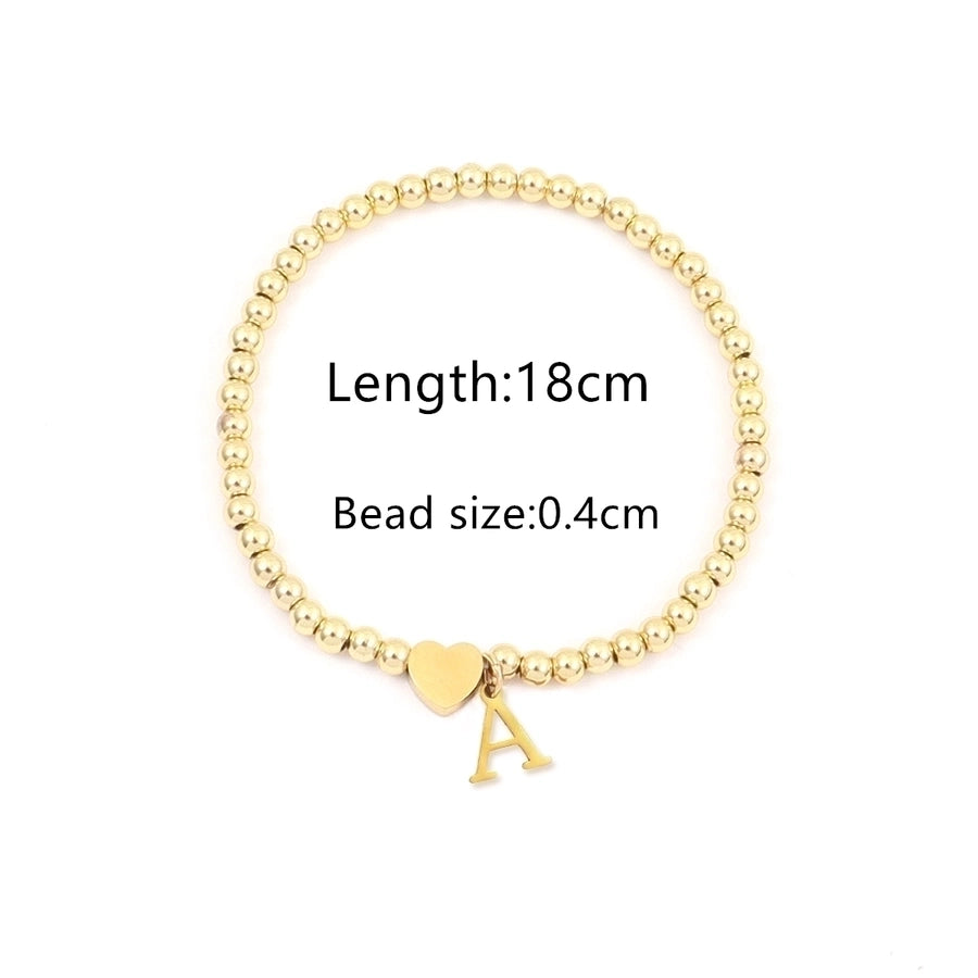 Simple Style Classic Style Letter 201 Stainless Steel 304 Stainless Steel Bracelets In Bulk