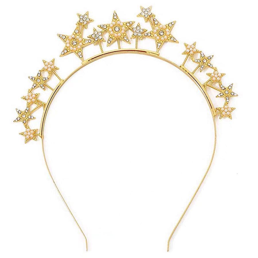 Women's Elegant Streetwear Star Alloy Plating Crown