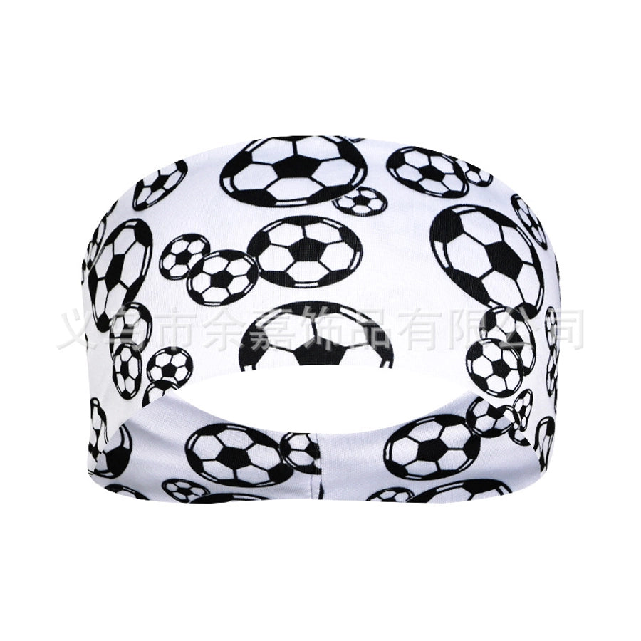 basic plaid polyester patchwork hair band