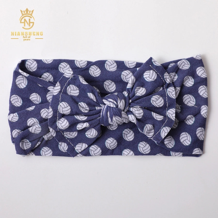 New  children's headdress jacquard soft hair tie bow hair band baby newborn headband baby hair band