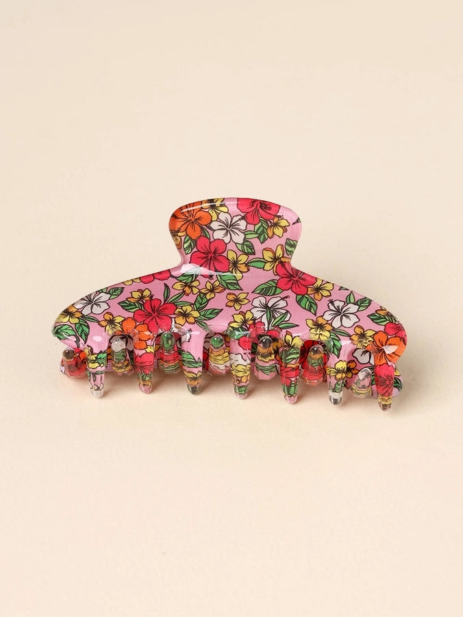 women's sweet flower arylic handmade hair claws