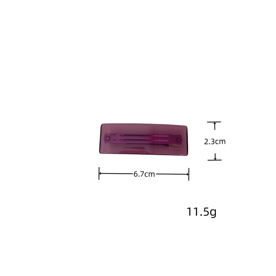 Women's Basic Simple Style Classic Style Arc Injection Molding Hair Clip