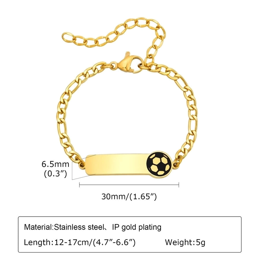 Basic Car Heart Shape Crown 304 Stainless Steel 18K Gold Plated Bracelets In Bulk