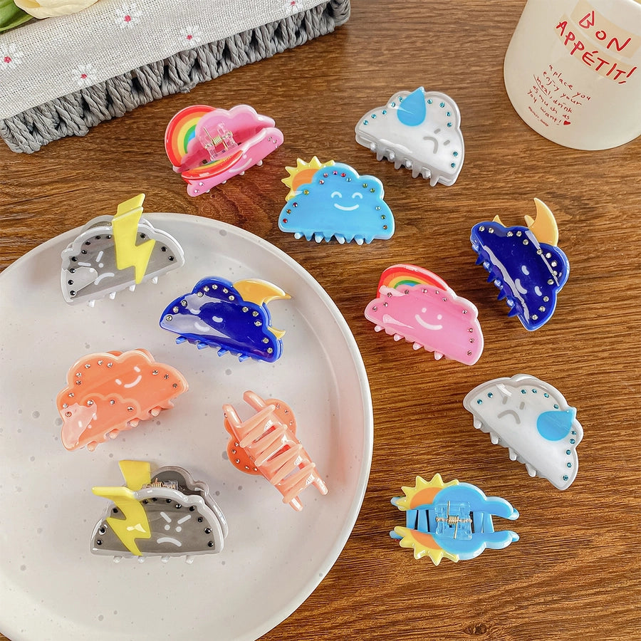 Women's Cute Clouds Arylic Hair Claws