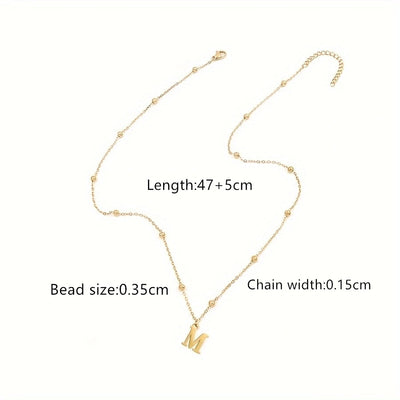 Jewelry Casual Classic Style Letter 201 Stainless Steel 304 Stainless Steel Pendant Necklace