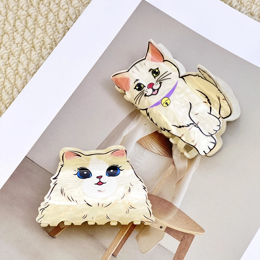 Women's Original Design Cute Lady Animal Acetic acid sheets Hair Claws