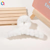 japanese style solid color plastic handmade hair claws 1 piece