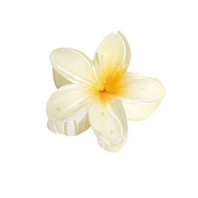 retro flower plastic resin hair band 1 piece