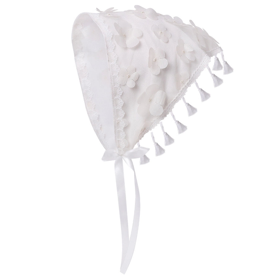 Women's Pastoral Plaid Flower Cloth Net Yarn Hair Band